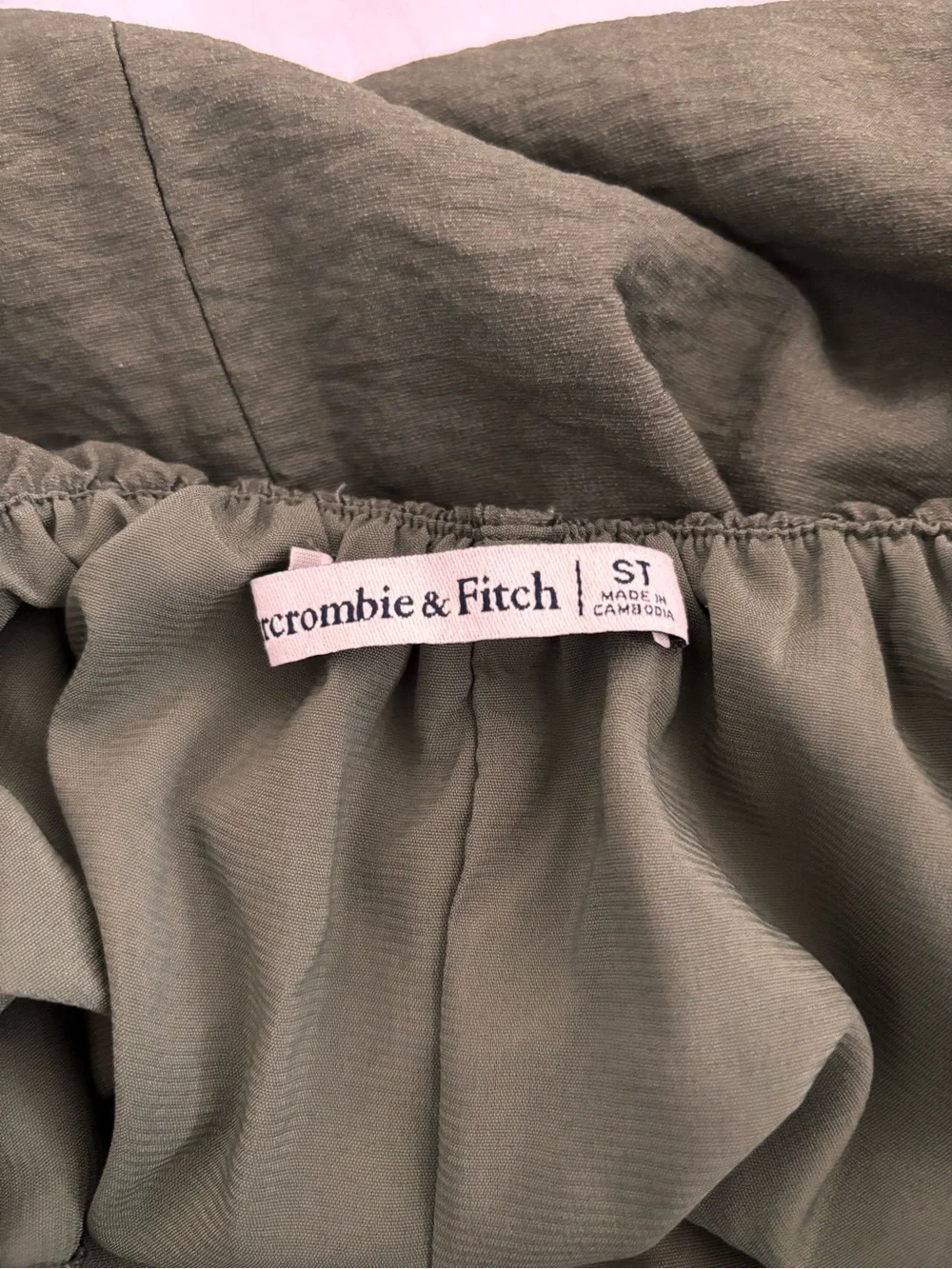 Abercrombie & Fitch Women's Bra-Free Clasp-Back Flowy Maxi Dress with Pockets